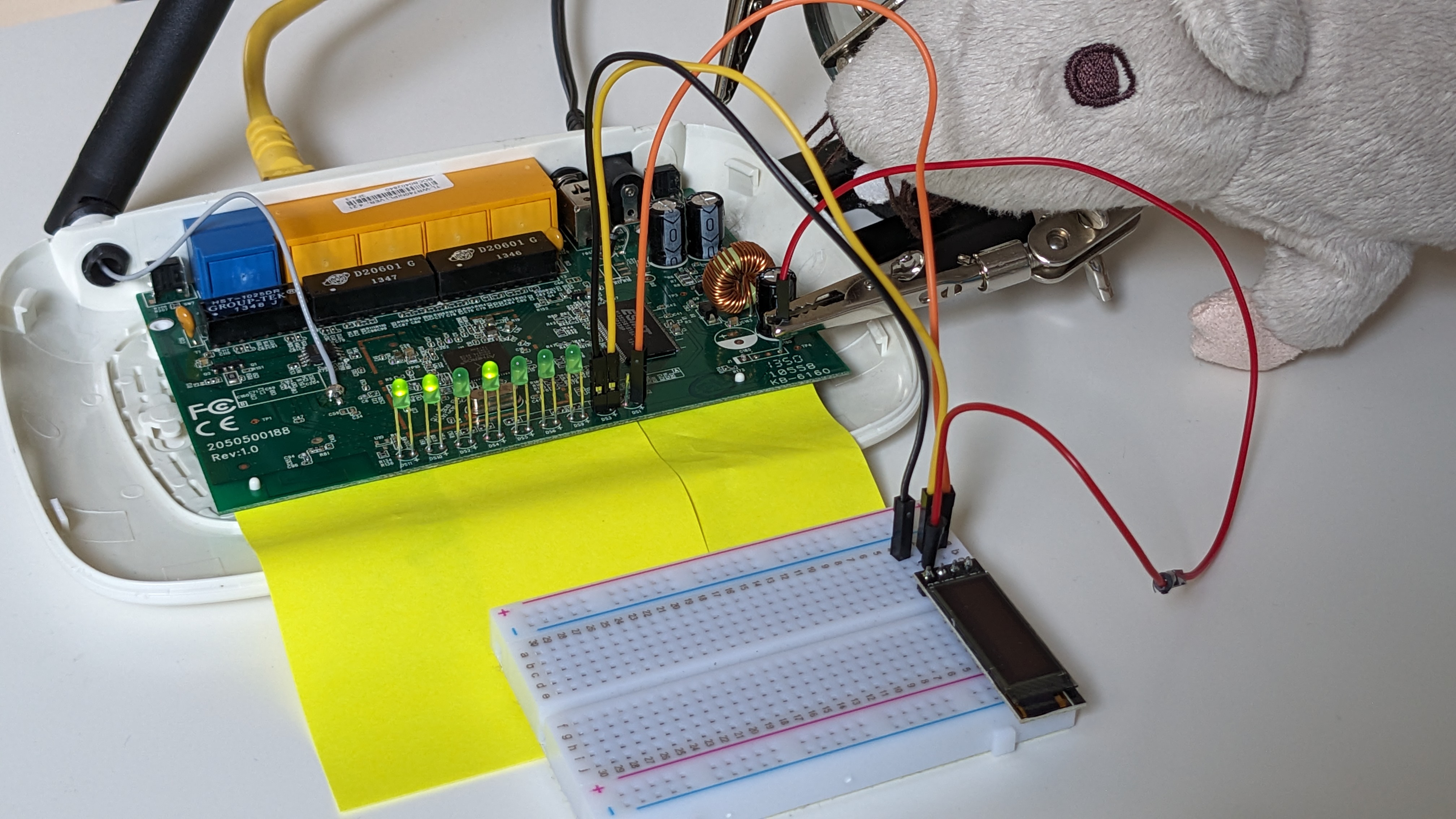 connecting the display